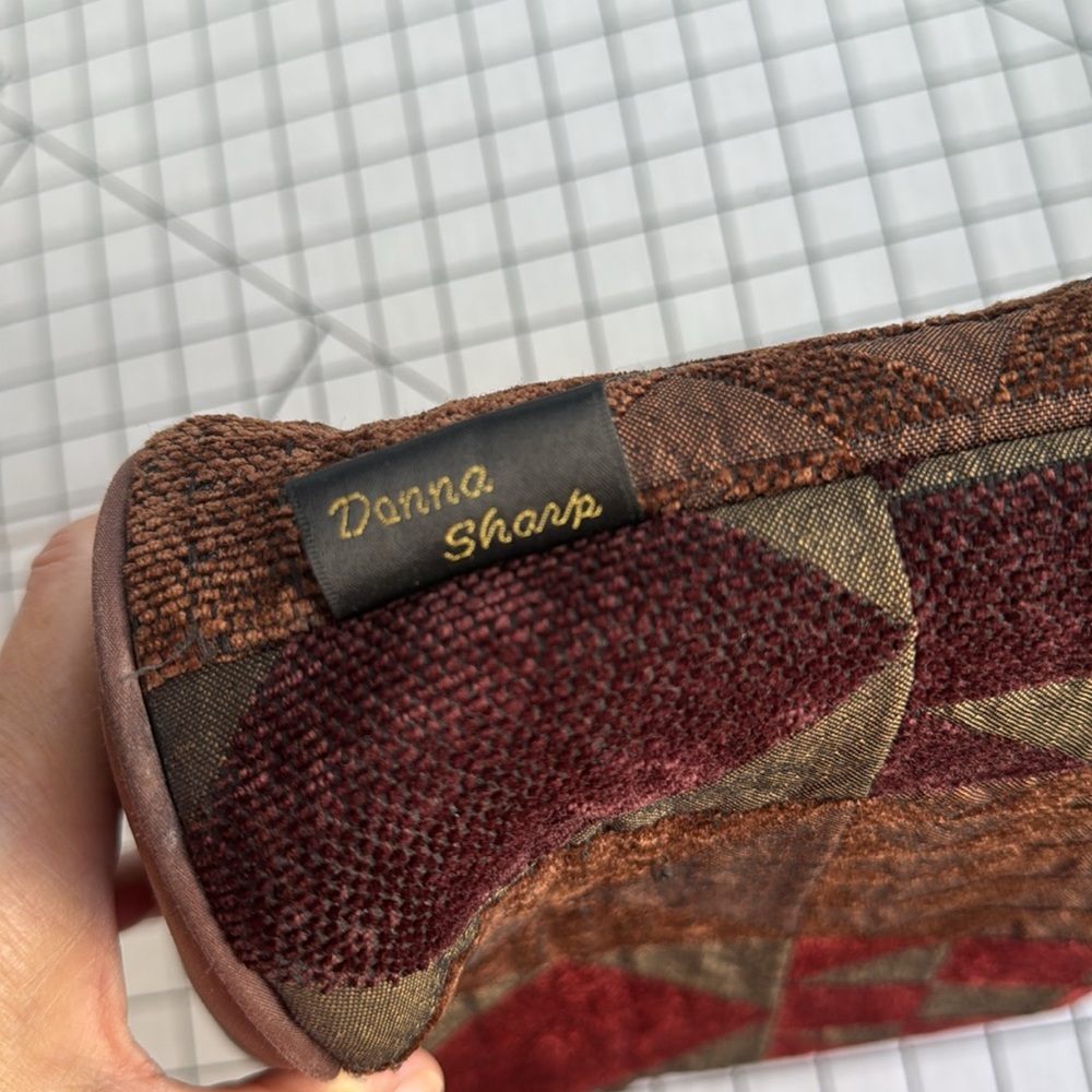 Donna Sharp Quilted Patchwork Handbag Heart Block… - image 5